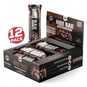 mre bar german chocolate cake torta de chocolate con coco y nuez caja