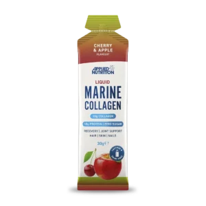 Applied Nutrition Liquid Marine Collagen Cherry Apple caja 10 geles sabor cereza y manzana