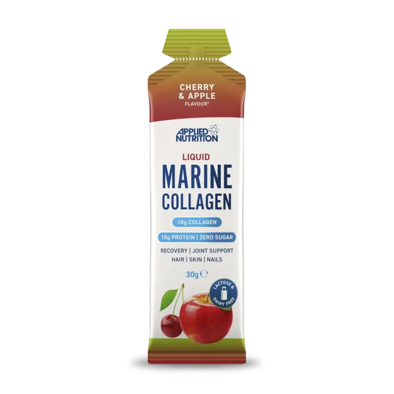 Colageno-Marino-Liquido-Sachets-cherry-apple.webp Applied Nutrition Liquid Marine Collagen Cherry Apple caja 10 geles sabor cereza y manzana