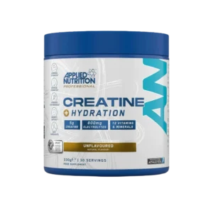 Applied Nutrition Creatine + Hydration Sin Sabor 330 g y 30 porciones