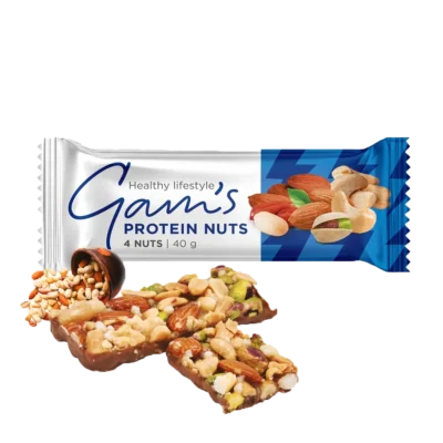 Gams Barra de Proteína 4 Nuts