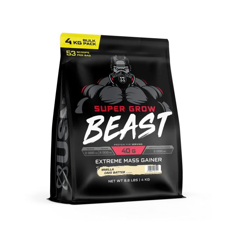 SAHC_SuperGrowBeast_4kg_Vanilla.webp USN Super Grow Beast Vanilla Cake Batter 4 kilogramos 13 porciones