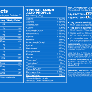 USN_USA_Web_Nutri_Files_2025_Hardcore_IsoProBeef_Chocolate.png Panel nutricional USN IsoPro Beef: 24 g de proteína por scoop de 32 g, 71 porciones