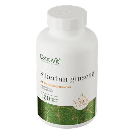 eng_pm_OstroVit-Siberian-Ginseng-VEGE-120-tablets-25609_2.webp Frasco OstroVit Siberian Ginseng de 120 tabletas veganas visto en ángulo