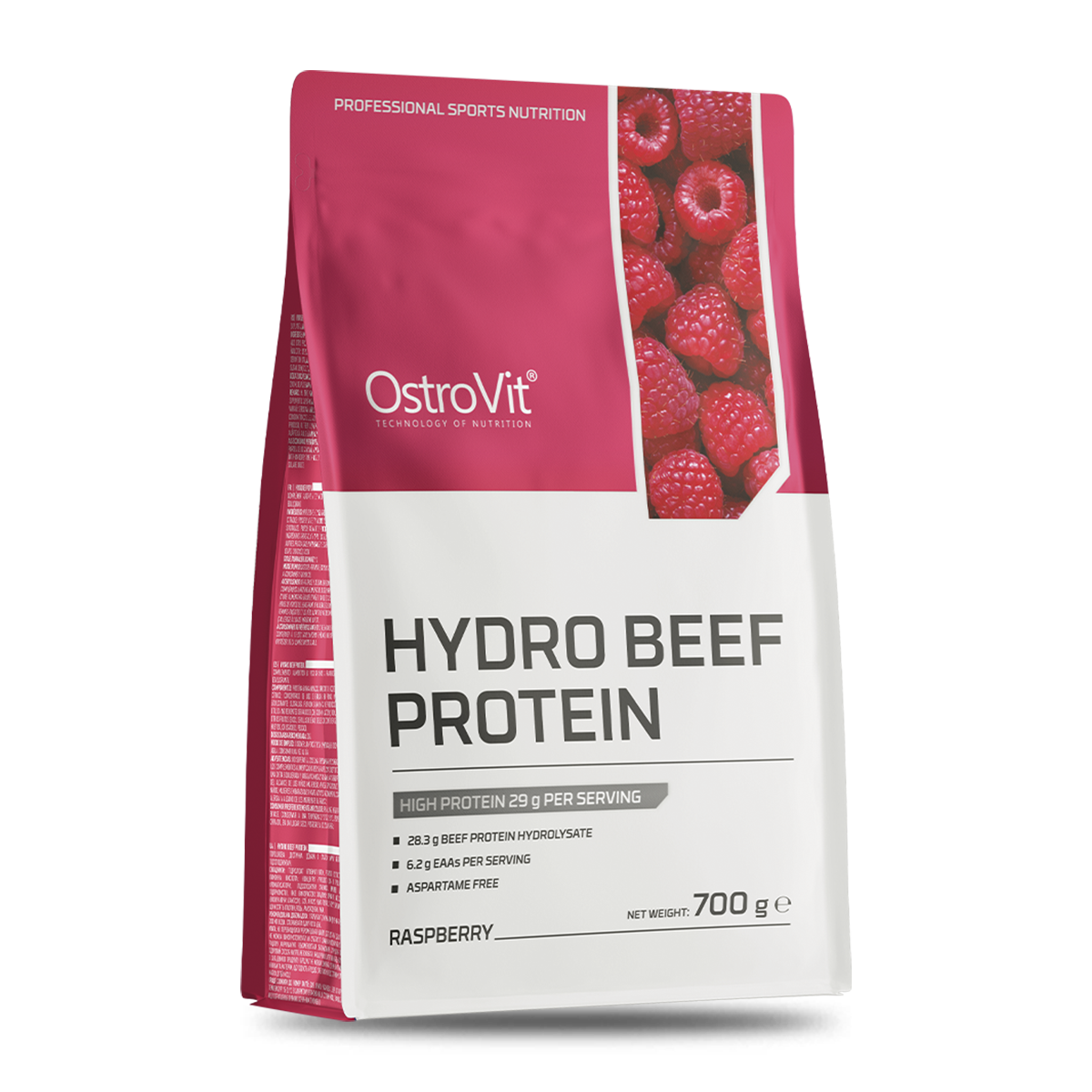 OSTROVIT PROTEINA CARNE HYDRO BEEF PROTEIN 700 G RASPBERRY