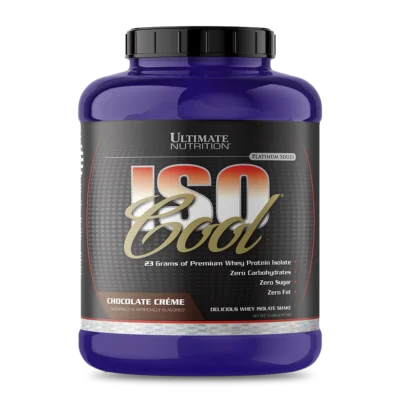 Proteína ISO Cool de Ultimate Nutrition Chocolate Créme 5 libras 87 porciones