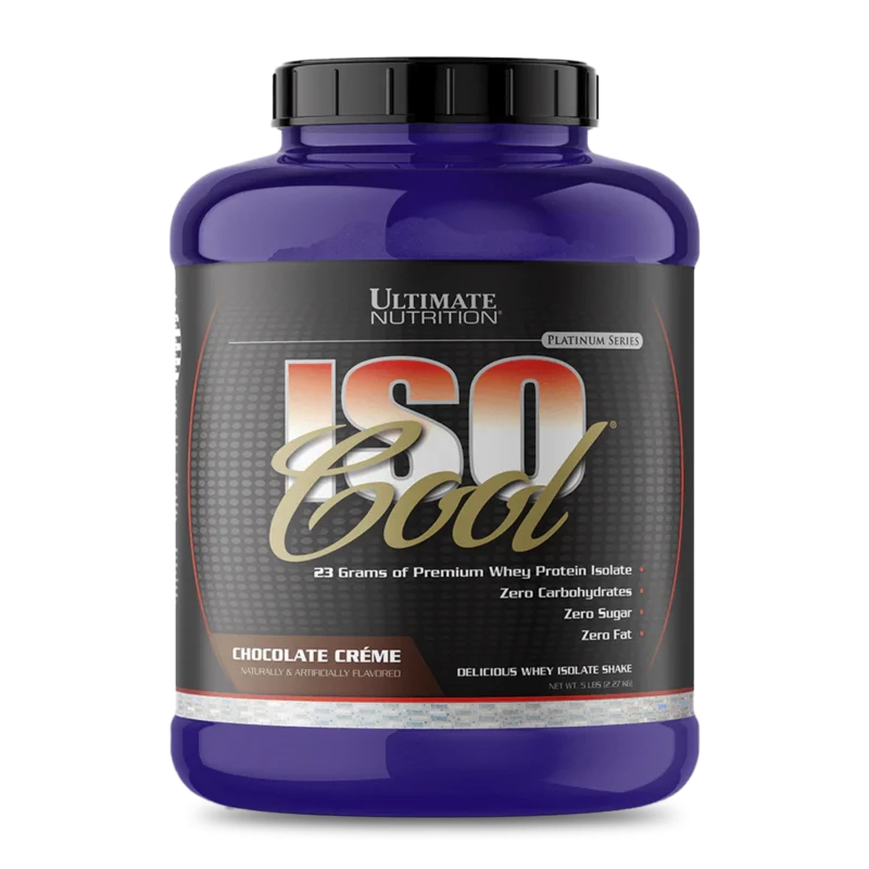 isocool-chocolate-cream-5-lb.webp Proteína ISO Cool de Ultimate Nutrition Chocolate Créme 5 libras 87 porciones