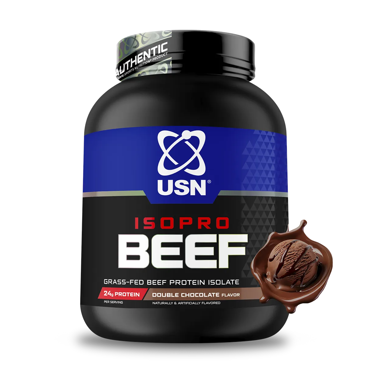 isopro-beef.webp Proteína IsoPro Beef USN Double Chocolate 5 libras 71 porciones