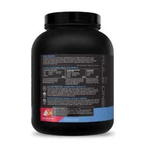 Perfil de aminoácidos y certificaciones Rule 1 Whey Protein