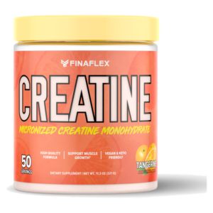 Creatina FINAFLEX Creatine sabor Tangerine mandarina de 321 gramos y 50 porciones