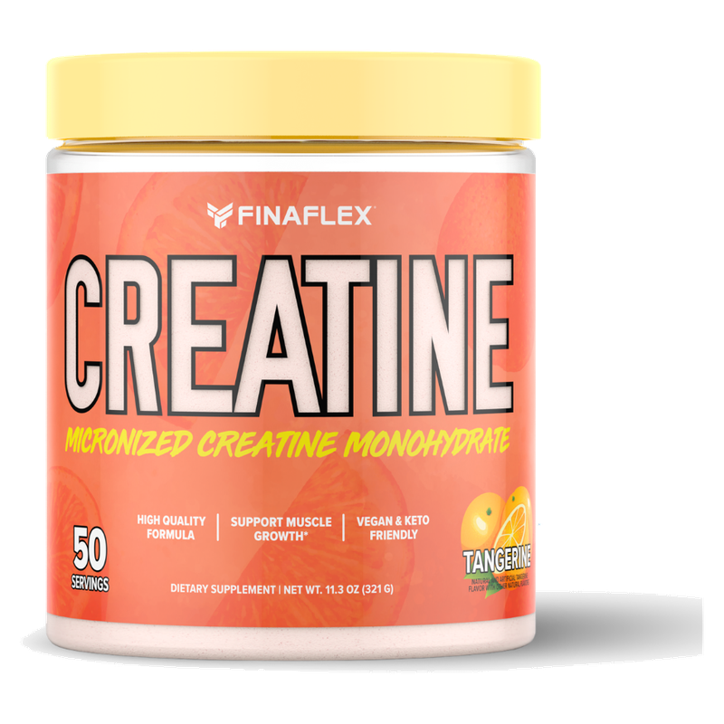 Creatina FINAFLEX Creatine sabor Tangerine mandarina de 321 gramos y 50 porciones