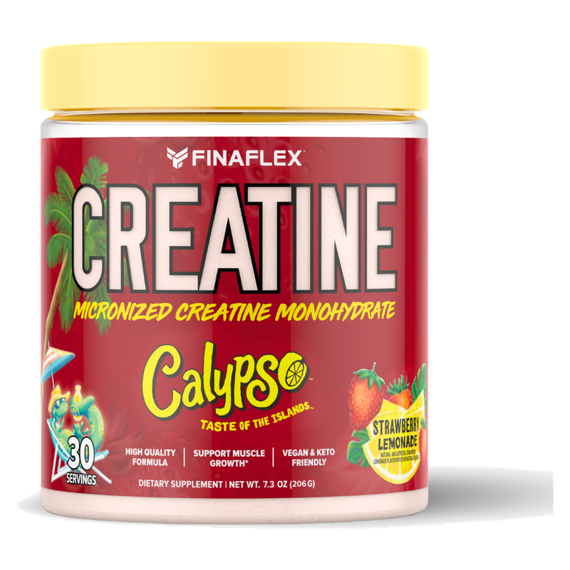 Creatina FINAFLEX Creatine Calypso Strawberry Lemonade de 206 gramos y 30 porciones