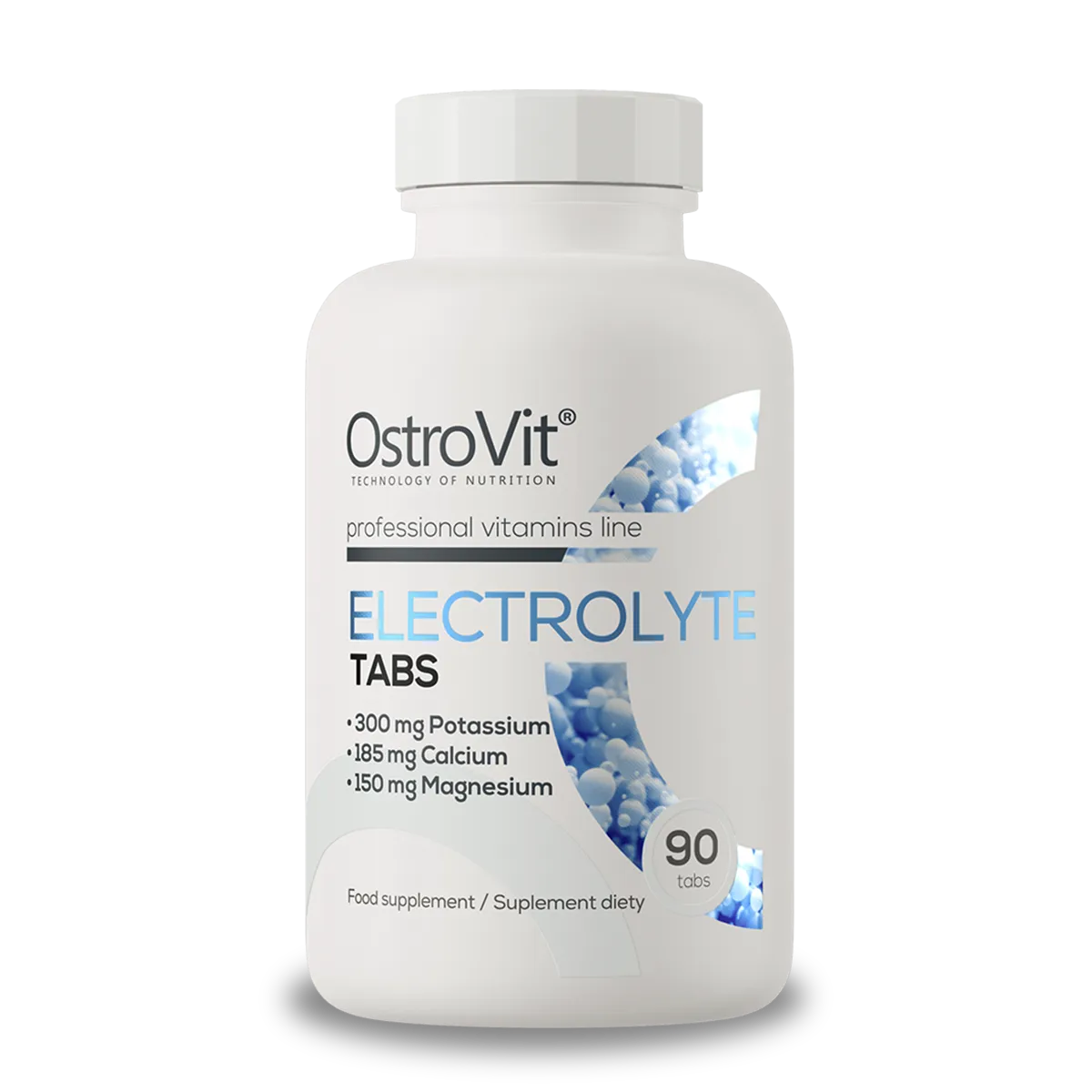 OstroVit Electrolyte Tabs 90 tabletas con 300 mg de potasio por porción