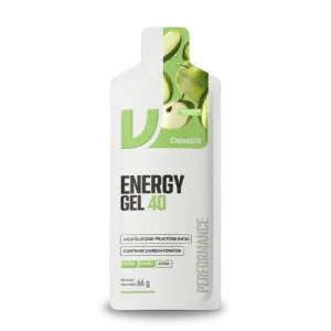 OstroVit Energy Gel 40 sabor manzana verde sobre de 66 gramos con 40 g de carbohidratos
