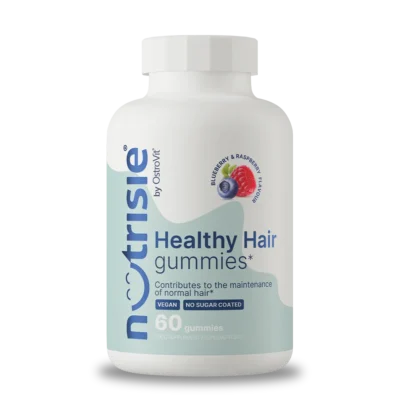 OstroVit Nutrisle Healthy Hair Gummies 60 gomitas veganas con biotina y zinc
