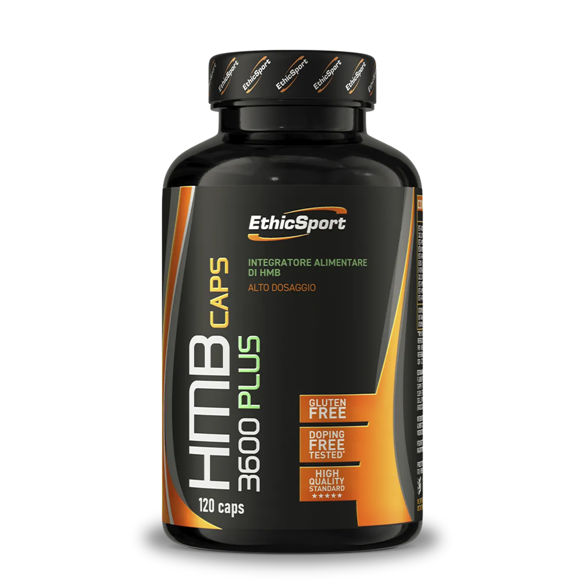 Ethic Sport Amino HMB 3600 Plus 120 cápsulas con 3.600 mg de HMB por porción