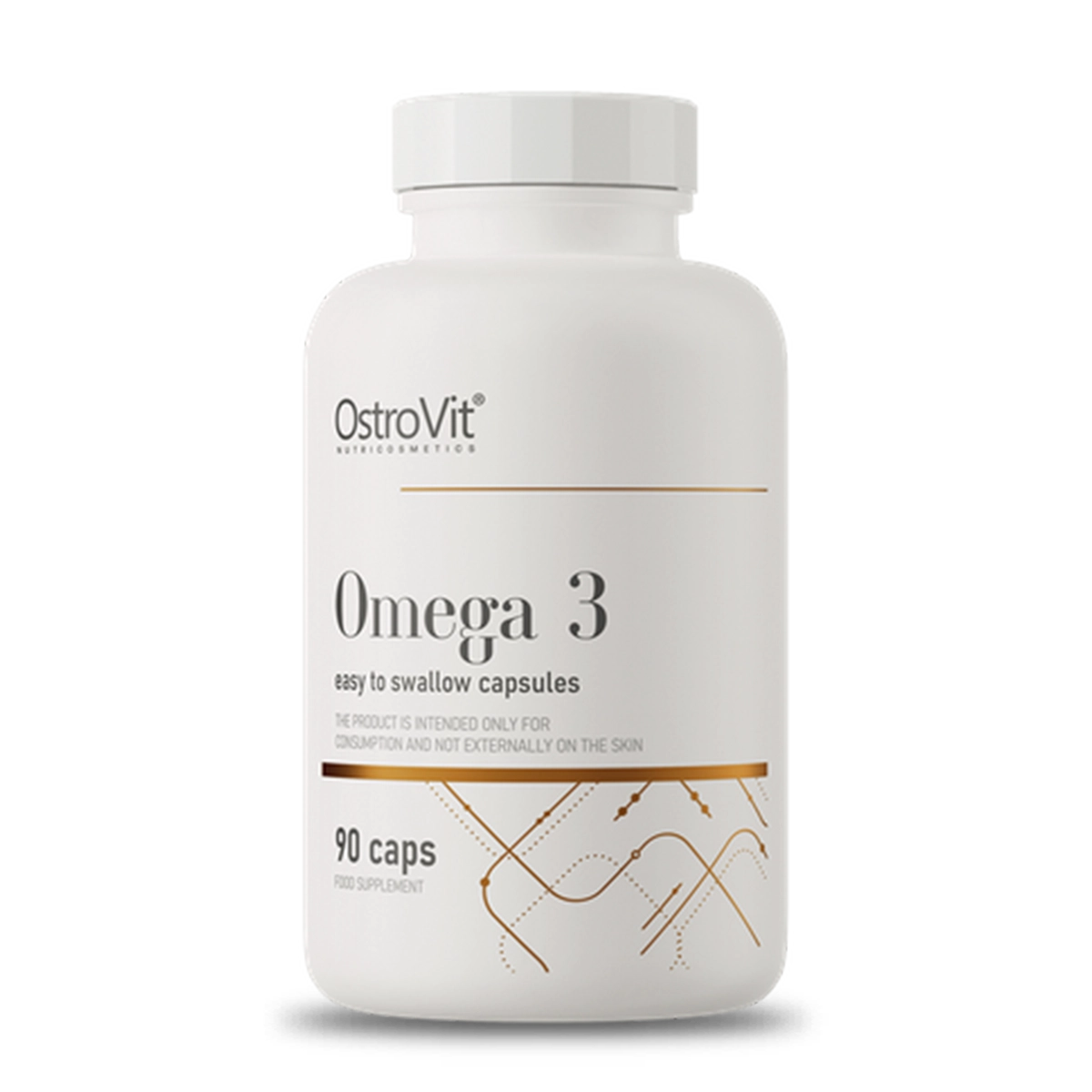 OstroVit Omega 3 Easy to Swallow 90 cápsulas pequeñas de aceite de pescado