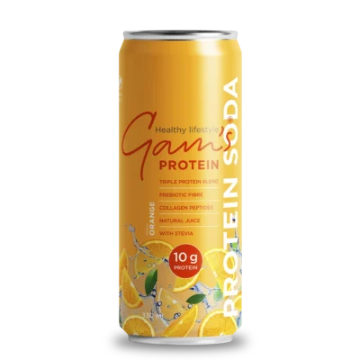 Gams Protein Soda – Bebida Gasificada con Proteína 330 ml