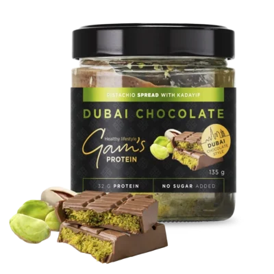 Gams Protein Spread – Crema para Untar estilo Chocolate de Dubái